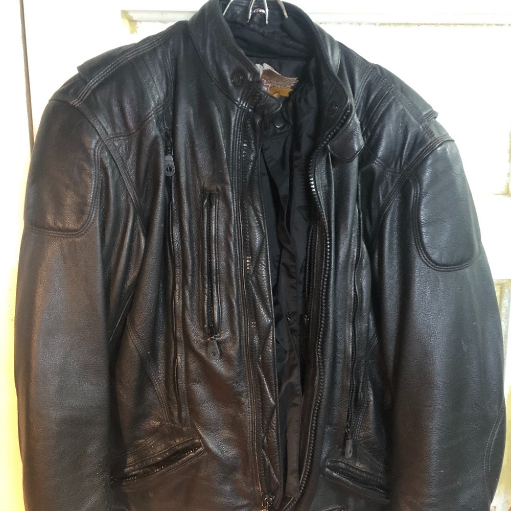 Harley Davidson FXRG Waterproof Leather Riding Jacket